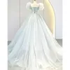 Robes de fête princesse longue soirée femme Y2k Light Luxury Banquet Robe Elegant Slim Veil Bridal Toasting