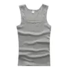 Été plus taille pour hommes habillage de vêtements noirs blancs gris gris singlets sans manches