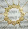 12 Constellations Zodiac Sign Figurine Coin Necklace in 925 Sterling Silver Horoscopen vrouwelijke sieraden gouden medaille ketting vrouwen cx4675729