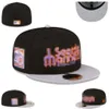 Newest Men's Foot Ball Fitted Hats Fashion Hip Hop Sport On Field Full Closed Design Caps Men's Women's Cap Mix Q-3