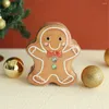 Wrap regalo 2024 Merry Christmas Iron Candy Cookies Boxes Decorations for Home Anno di Natale Ornamenti scatole