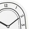 Zegary ścienne owalne wiszące akcesoria minimalistyczne stylowe dekoracyjne do sypialni kuchnia łazienkowa