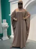 Abbigliamento etnico modesto abaya femme musulman ramadan preghiera hijab vestito tacchino kaftan abiti islamici musulmani per donne maxi abito caftano vestidos t240510