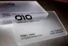 Carte di plastica personalizzate all'ingrosso 200 pcs trasparenti cartoline di identificazione del business paper matte zzz
