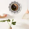 Zegar ścienny zegar - 12 -calowy (30 cm) bateria w stylu kawy obfitują w kuchni w łazience sypialnia salonu