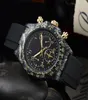 2022 Homens de alta qualidade Luxury Watch Six Stitches Todos os mostradores funcionam de quartzo automático Relógios da marca européia Cronografia Fashi1619730