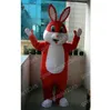 Red Bunny Rabbit Mascot Fantas