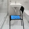 Tapis de bain tabouret de douche de seats de siège collable étanche à séchage rapide pour les personnes âgées senior
