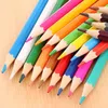 Crayons en boîte 12/24 coloriage crayon ensemble de crayons enfants kawaii papeterie crayon peinture crayon crayon peinture art fournitures d240510