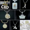 Diamond Pass Tester 18K Gold plaqué 925 Hip Hop argenté Iced Out Moisanite Femmes Collier épais