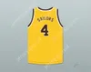CUSTOM NAY Mens Youth/Kids KEN SAILORS 4 WYOMING COWBOYS YELLOW BASKETBALL JERSEY TOP Stitched S-6XL