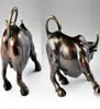 Big Wall Street Bronze Fierce Bull OX Statue 13 cm 512 inches8507118