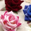 Dekorative Blumen 10pcs 5cm Simulation Flanellelette künstlicher Seidenblumkopf Rose für Hochzeitdekoration DIY Schuhe Hüte Kranzmaterialien