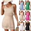 Tunic Candy Color Beach Wear Dress Sling Hollow Out Crochet Knit Bikini Cover Up Pullover V-neck Mesh Beachwear Swim Suit