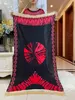 Etnik Giyim Dubai Müslüman Elbise Kadınlar Baskılı Çiçek Pamuk Gevşek Femme Elmas Robe İslam Türkiye Afrika Geleneksel Abaya ile Büyük Eşarp T240510