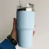 20oz Edelstahl-Becher-Tassen mit Strohfahrzeug-Autos amerikanische Großkapazität Desktop-Bürowasserflaschen Z 5.11