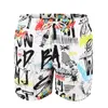 Heren shorts Summer Scenery Quiry Digital Print Drawing met elastische taille Casual Fashion Beach Board No Mesh