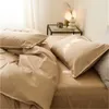 Наборы постельных принадлежностей 2024 четырехсекционные легкие роскошные хлопковые хлопковые двойные домашние листы для одеяла.