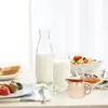 Dîne céramique Milk Creamer Jug Jug Soucoupe Apêtre des assiettes avec porcelaine de bec sans goutte à goutte