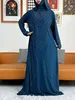 Roupas étnicas 1 peças Muslim Ladys Oração Kaftan Dress Vestido de capuz Turquia-africana maxi manto com hijab dubai árabe abaya Islã Roupas Ramadã T240510