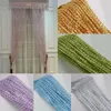 Curtain Beautifully Designed Crystal Valance Luxurious Shiny Tassel Line Curtains Eye-catching Window Divider Drape Durable
