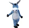 Halloween Donkey Mascot Costume Taille adulte Cartoon Anime Charac à thème Carnaval Robe unisexe Christmas Fancy Performance Party Robe