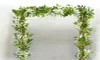 Fiori decorativi ghirlande da 200 cm Ivy artificiale Ivy Wisteria finta Ghirlanda di vite per camera da giardino Decorazione per l'arco del matrimonio Floral 6040751