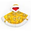 Jacken chinesischer Klassiker Cloak für geborenes Baby 1. Geburtstag handgefertigt Tiger Kapuze-Baumwollpolster 1-2-3-4-5 Jahre Kinder Cape Winter
