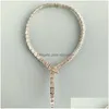 Bracelet Boucles Collier Designer Style Bijoux de style mode Femme Femme Diamond White Mother of Perle plaqué Gold Snake DHVB8