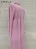 Etniska kläder Deluxe Dubai Diamond Muslim Women Modest Dress Elegant Arab Women Pannband Abaya 2024 Islamiska Long Slave Trkiye -kläder T240510