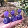 Figurine decorative 5 cm Naturale Purple Florite Serpente Crystal Crystal Crystal Crafts Creation Energy Stone Fashi