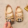 Kinder Prinzessin Schuhe Baby Weich-Solar Kleinkindschuhe Mädchen Kinder Kinder Teller Stoff einzelne Schuhe 0-3 Jahre alte Bogensandalen 2024