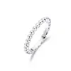 Nadaje się do wielofunkcyjnego pierścienia unisex czysty srebrny koralik perłowy złoty pierścionek żeński projekt High End 18k ze wspólnym vanly