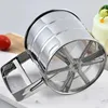 Baking Tools Stainless Steel Flour Sieve Cup Powder Mesh Kitchen Gadget Cakes Hand-Screened Sugar Strainer