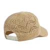 Summer Kobiety pusta czapka baseballowa oddychająca czapki dzianinowe świąteczne kapelusze z czapek regulowana czapka słoneczna hat gorras