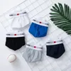 Underpants Youth Comfortable Cotton Briefs Men's U Convex Pouch Underwear Teenagers Low Rise Mini Bikini Breathable Bottom Shorts Underpant