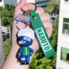 Huoying Keychain Anime Ninja Personagem Soft Doll Kichain Silicone Bag Pingente
