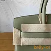 Women Handbag Brknns Swift in pelle Handswen 7A Borsa filo di cera manuale completo 25 cm Salvia japonica Swift Leather