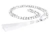 Hänge halsband mode vit tofs lång halsband 6mm 108 pärlstav natursten svart linje turkos handgjorda mala kvinnor män je6737849