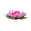 Fleurs décoratives 10 PCS Lotus artificiel Faux plantes surface de surface