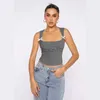 Women's T Shirt sexy Tees 2024 New Y2K Clothing Bow Unique Top Summer Spicy Girl Purely Desired Bottom Tank Top for Women's Outwear tops