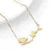 Collier personnalisé pour maman l'amour de mes nicheurs de vie vitaux sous un oiseau de la maman maman collier de mères 240511