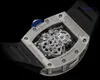 Högkvalitativ armbandsur Designer Luxury Men's Watch Classic Limited Edition RM036 Tourbillon Watch Manual Winding Tourbillon Movement Sports Watch