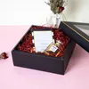 Gift Wrap 4pcs Valentine's Day Box/Bag With Transparent Window Wedding Birthday Party Surprise Chocolate Makeup Packaging Box