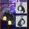 Candle Holders 2024 Halloween Bat SCONCE HOULER Candlestick Stand Bracket Home Party Decor