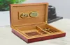 20 Count Cedar Wood Cigar Humidor z higrometr skrzynkę obudowy z urządzeniem nawilżającym Akcesoria papierosowe C01163031549