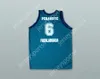 Custom Nay Mens Youth/Kids Velimir Perasovic 6 Baloncesto Fuenlabrada Teal Basketball Jersey Top Top S-6xl S-6xl