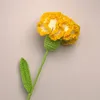 Fleurs décoratives 10 pc Carnation en laine Fleur Fleur tissée Produit fini artificiel Gift de la fête des mères créatives artificielles
