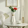 Vaser nordisk enkel keramisk vas handgjorda hemma tv -skåp levande söta rum dekoration skrivbordsarrangemang vintage växt potten