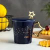 Muggar Creative Golden Star Coffee Cup Sweet Cups and Drinkware for Tea Christmas Mug Beer Par Gift Go